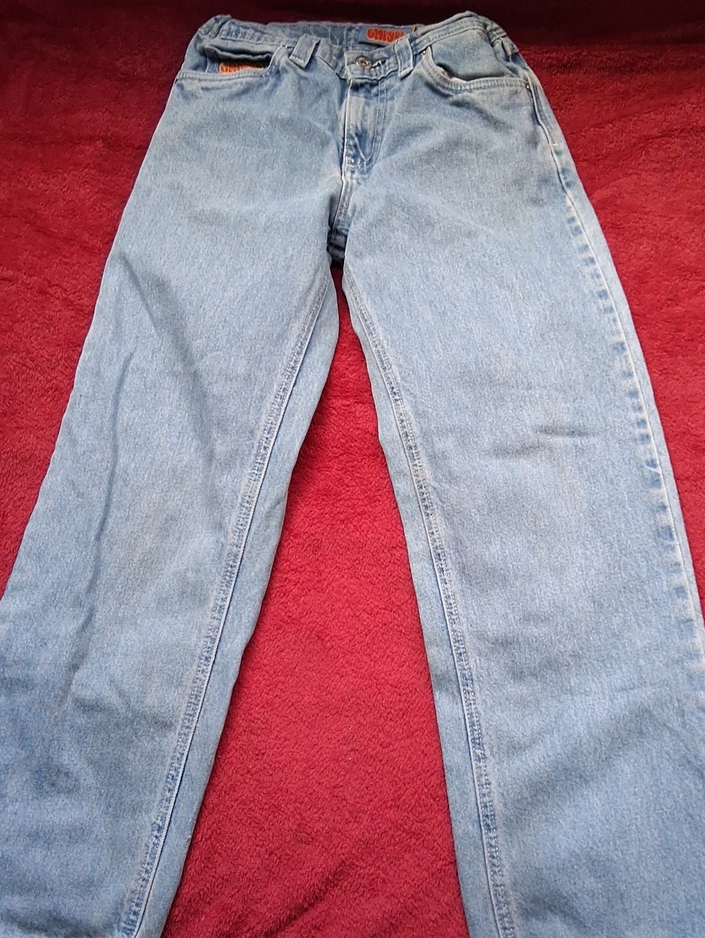 Mens Empyre Skater Light Wash Straight Leg Jeans Size 27x28